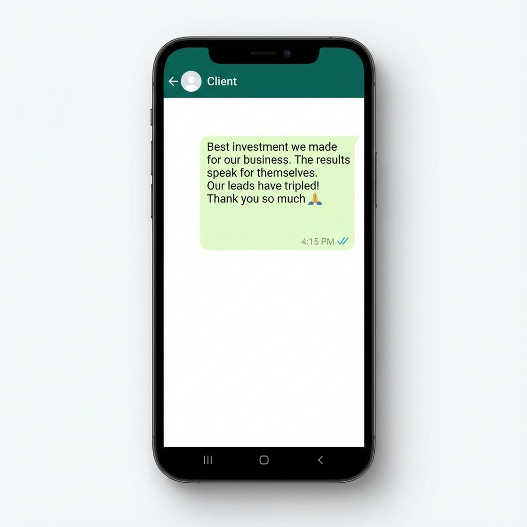 WhatsApp Testimonial